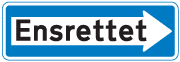 Ensrettet