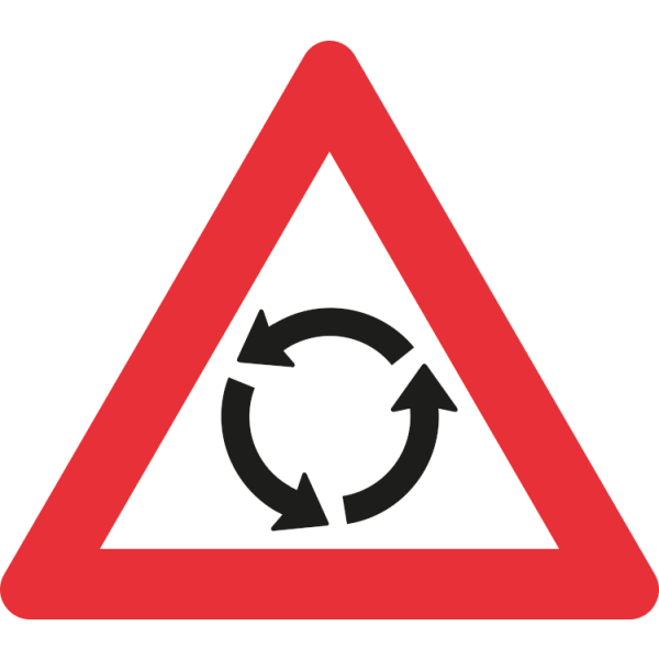 advarselstavle rundkørsel